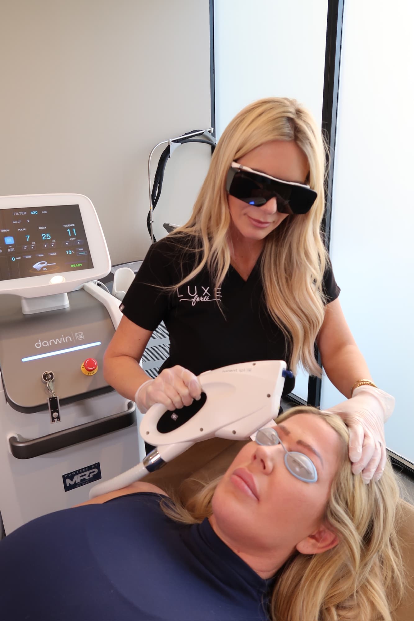 IPL photofacial treatment at Luxe Forté Med Spa in Cherry Creek, Denver